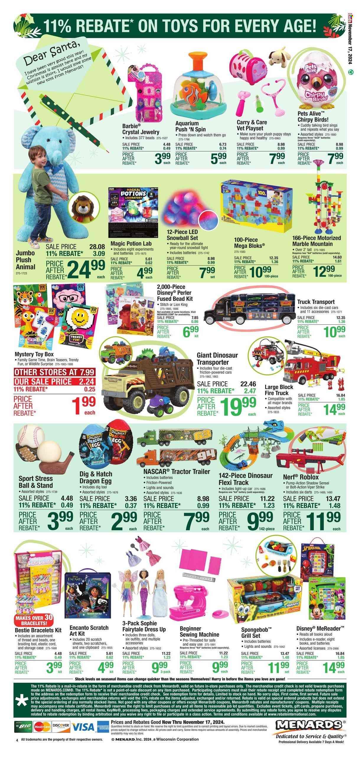 Menards ad - 11/07/2024 - 11/17/2024. Page 4