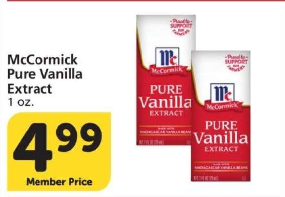 McCormick Pure Vanilla Extract - 1 oz.