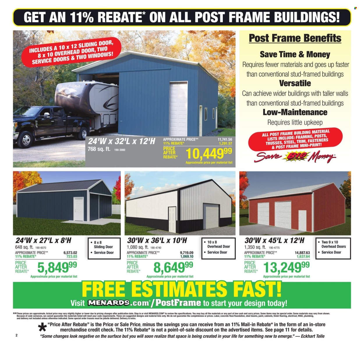 Menards ad - 11/07/2024 - 11/17/2024. Page 4