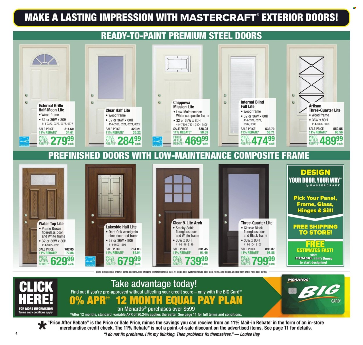 Menards ad - 11/07/2024 - 11/17/2024. Page 8