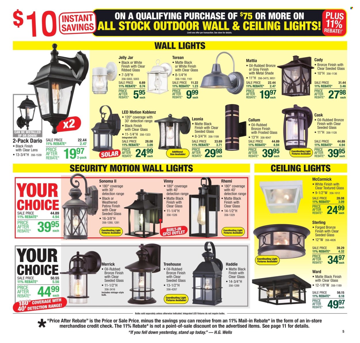 Menards ad - 11/07/2024 - 11/17/2024. Page 9