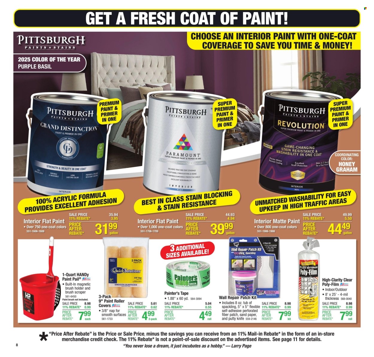 Menards ad - 11/07/2024 - 11/17/2024. Page 1