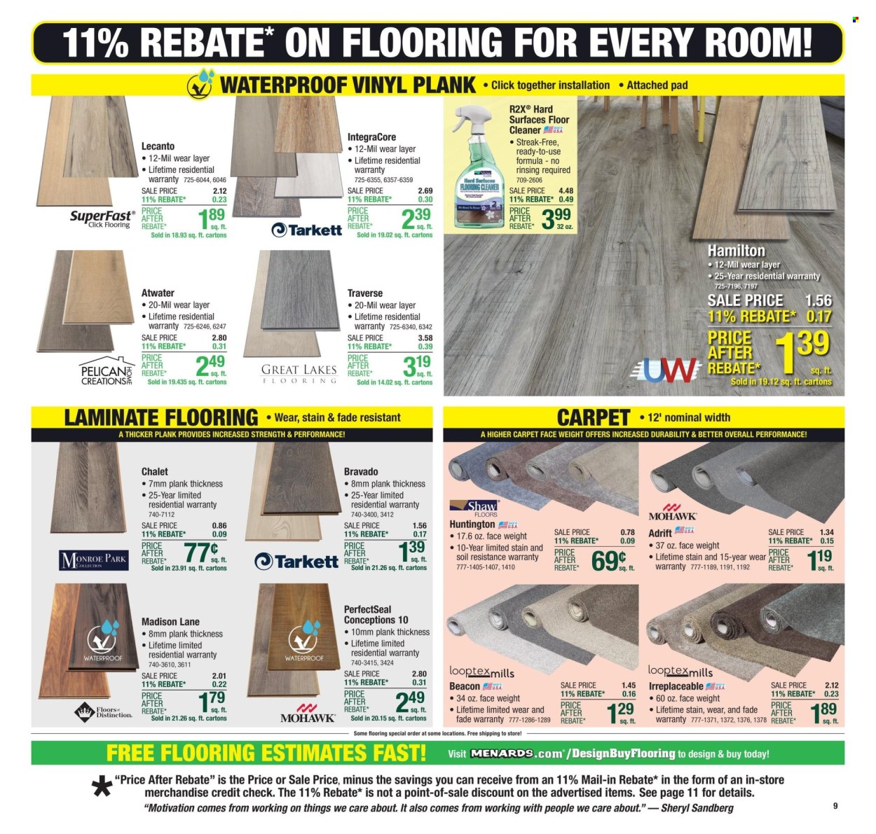 Menards ad - 11/07/2024 - 11/17/2024. Page 1