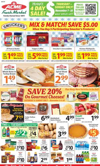 ACME Fresh Market Flyer - 11/07/2024 - 11/13/2024.