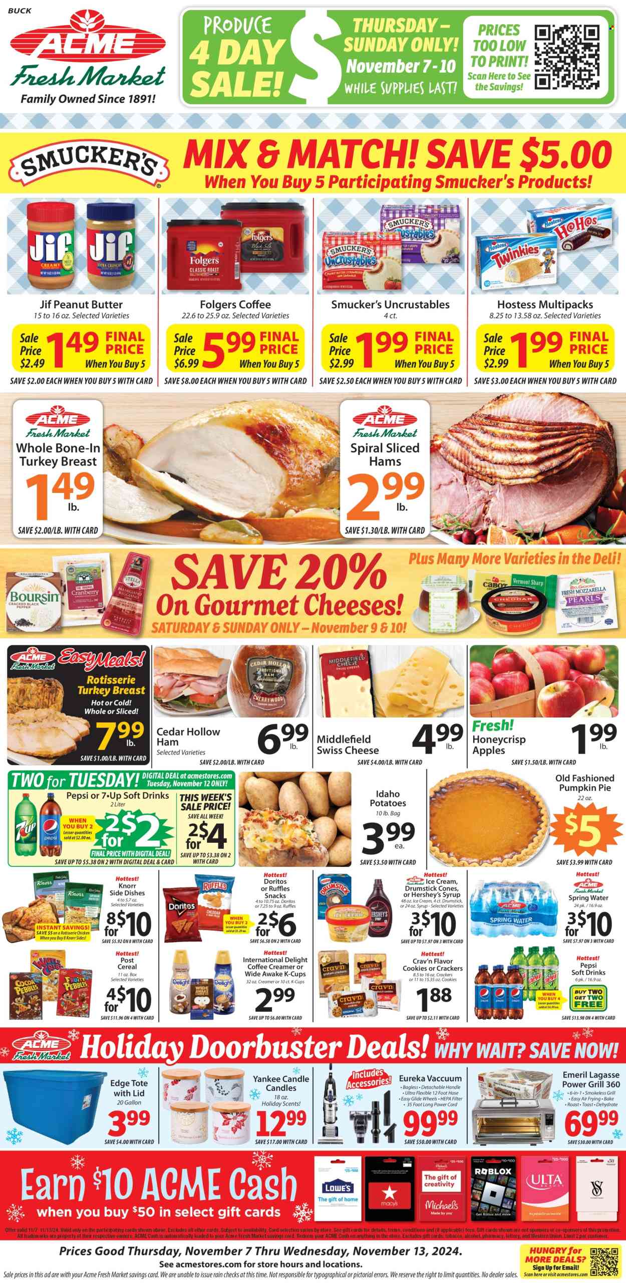 ACME Fresh Market ad - 11/07/2024 - 11/13/2024. Page 1