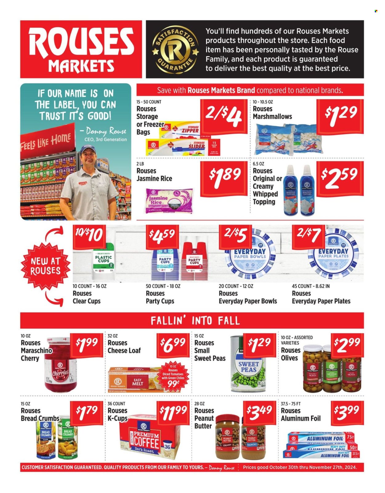 Rouses Markets ad - 10/30/2024 - 11/27/2024. Page 1