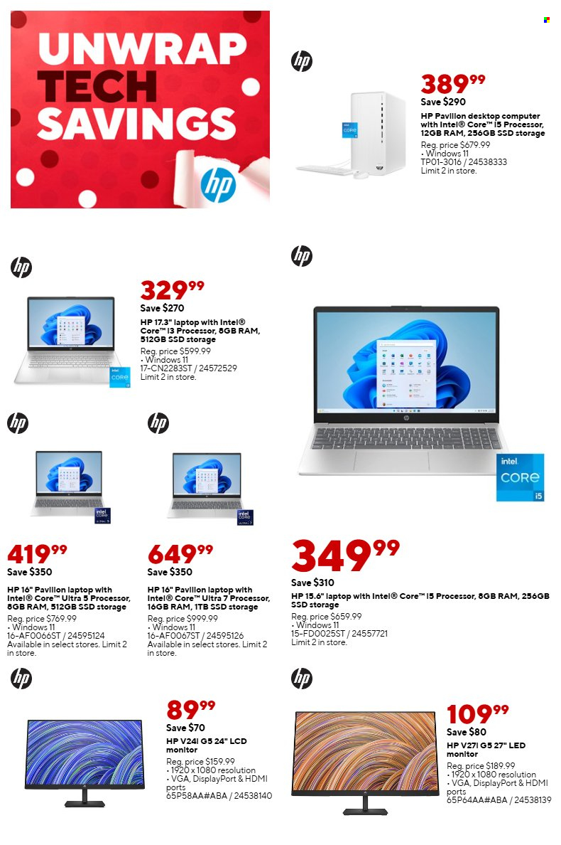 Staples ad - 11/10/2024 - 11/16/2024. Page 1