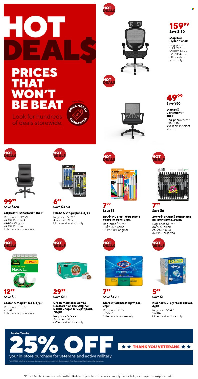 Staples ad - 11/10/2024 - 11/16/2024. Page 1