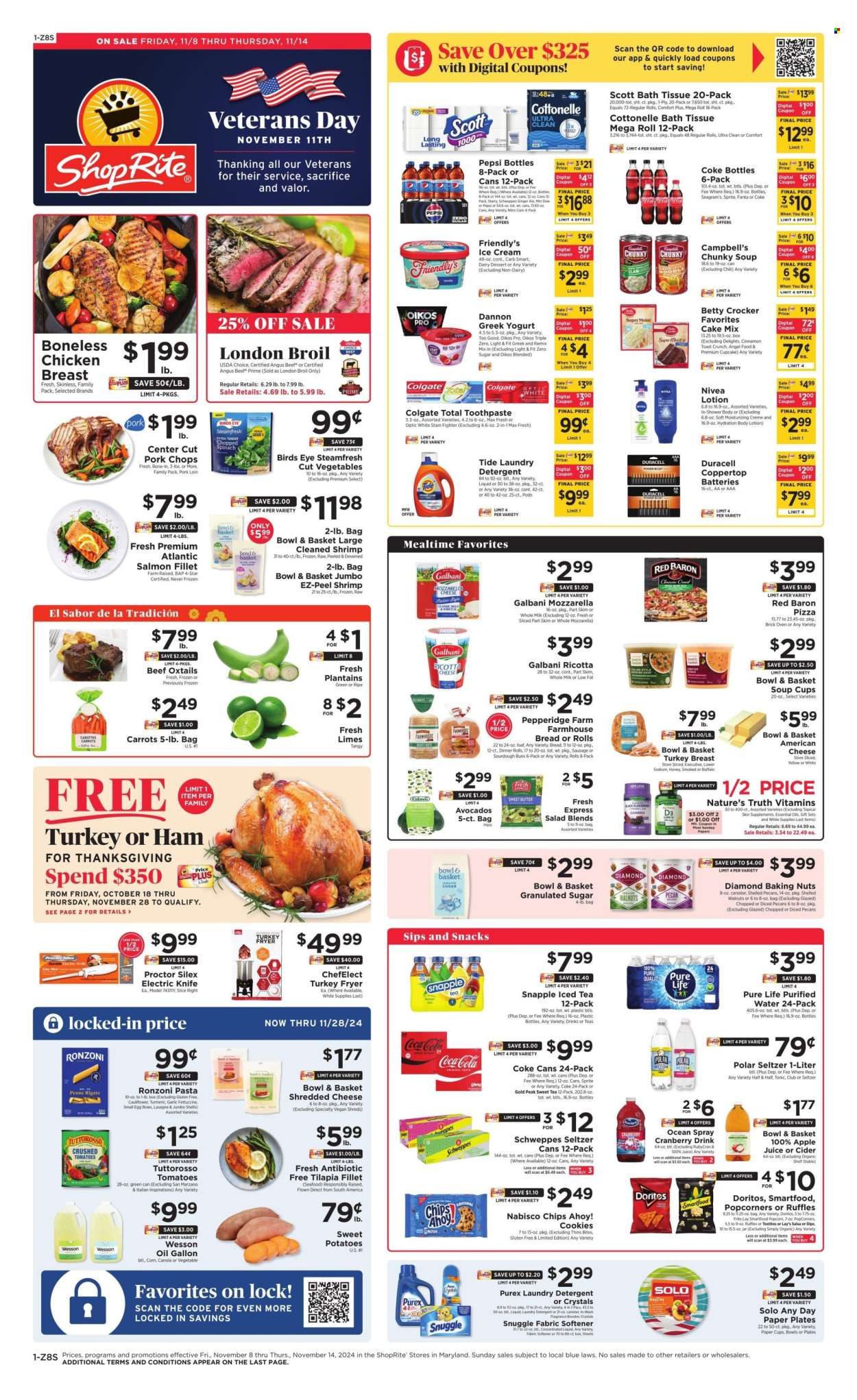 ShopRite ad - 11/08/2024 - 11/14/2024. Page 1