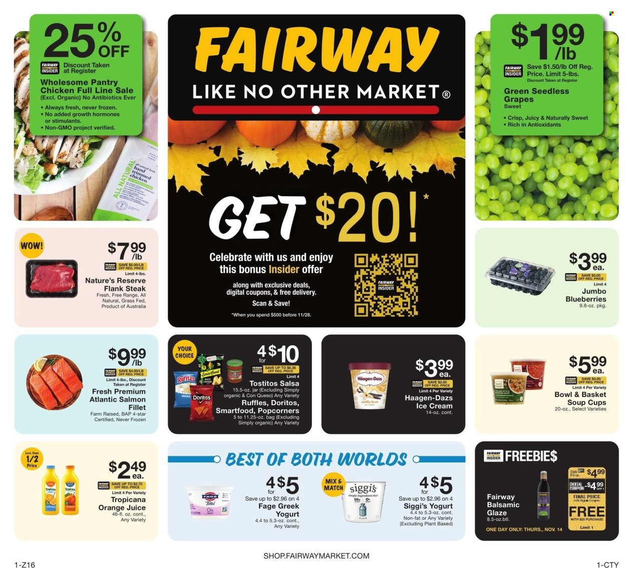 Fairway Market ad - 11/08/2024 - 11/14/2024. Page 1