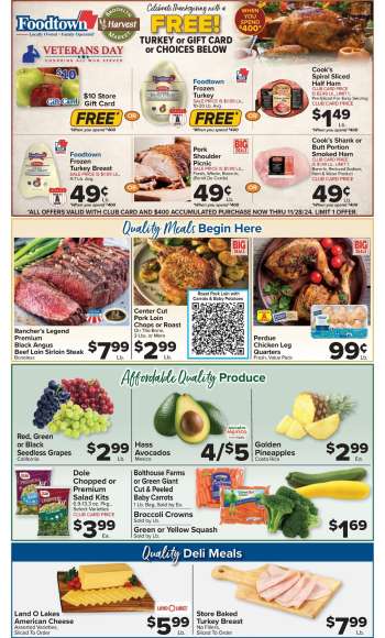 Foodtown Flyer - 11/08/2024 - 11/14/2024.