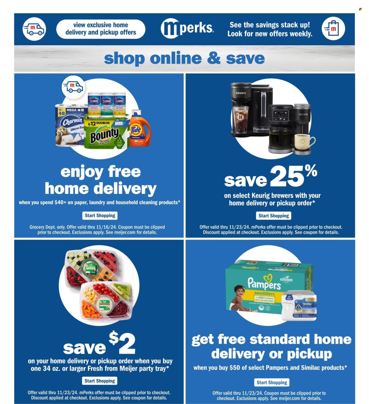 Meijer ad - 11/10/2024 - 11/16/2024. Page 1