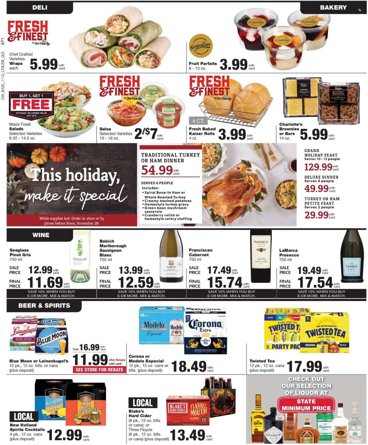 D&W Fresh Market ad - 11/10/2024 - 11/16/2024. Page 1