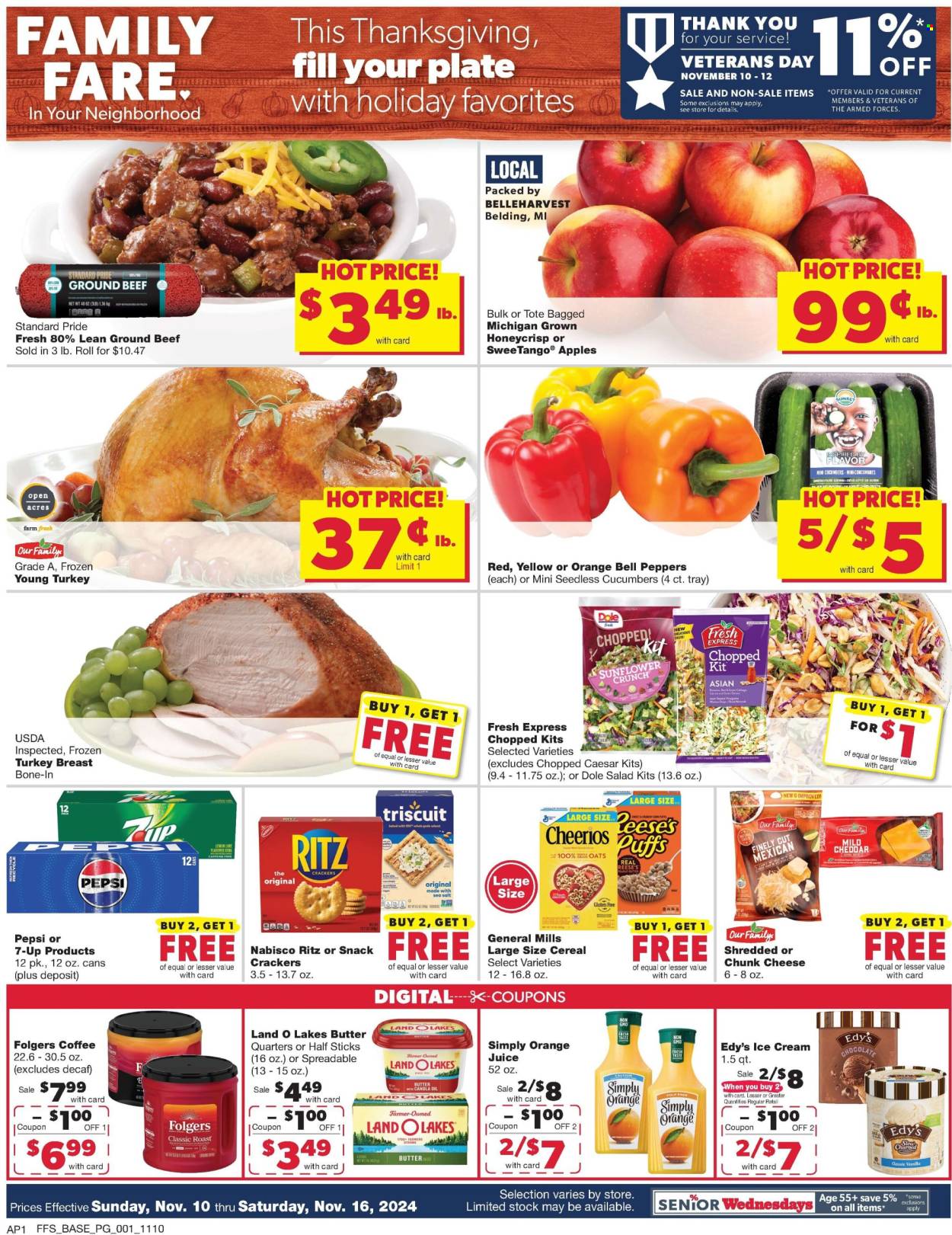 Family Fare ad - 11/10/2024 - 11/16/2024. Page 1