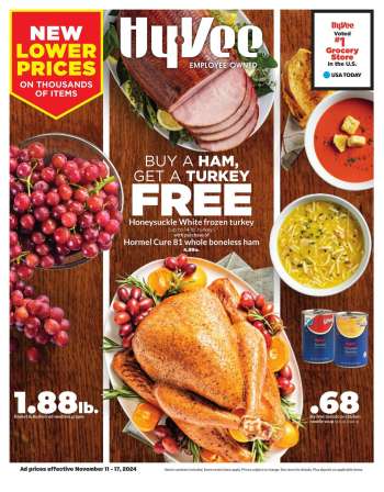 Hy-Vee Flyer - 11/11/2024 - 11/17/2024.