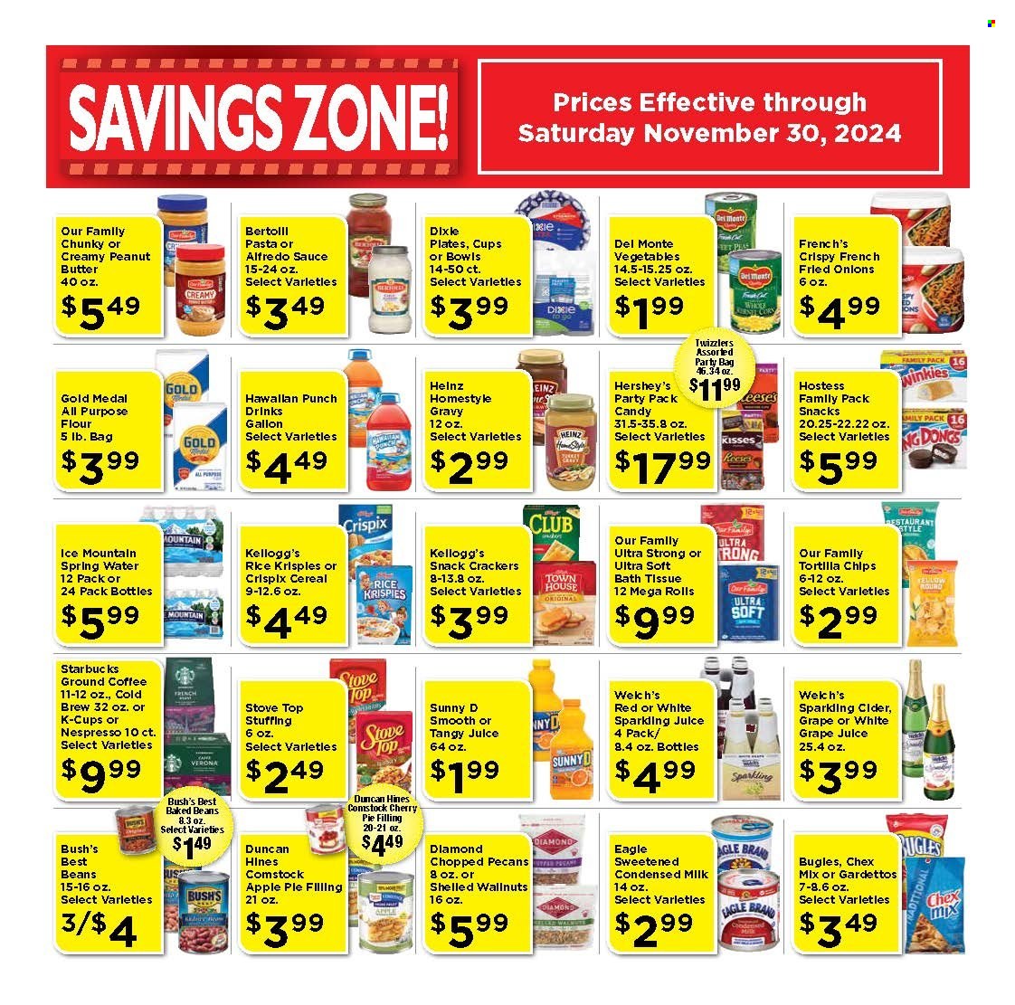 Marketplace Foods ad - 11/11/2024 - 11/30/2024. Page 1