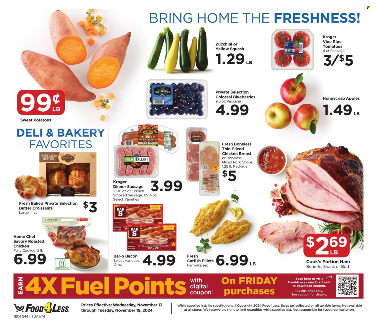 Food 4 Less ad - 11/13/2024 - 11/19/2024. Page 1