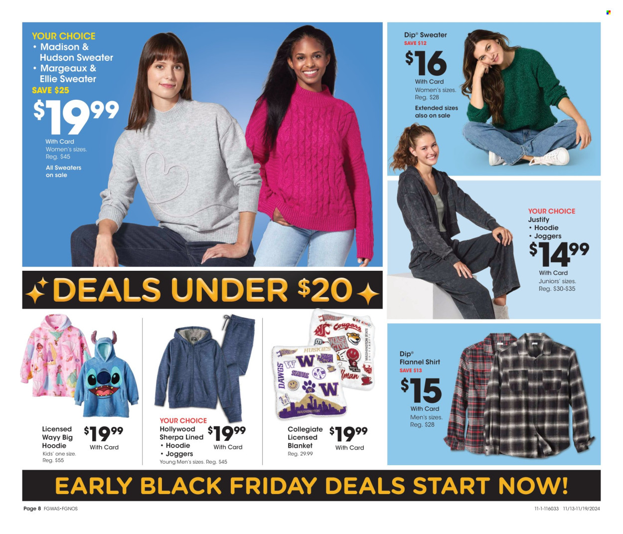 Fred Meyer ad - 11/13/2024 - 11/19/2024. Page 1