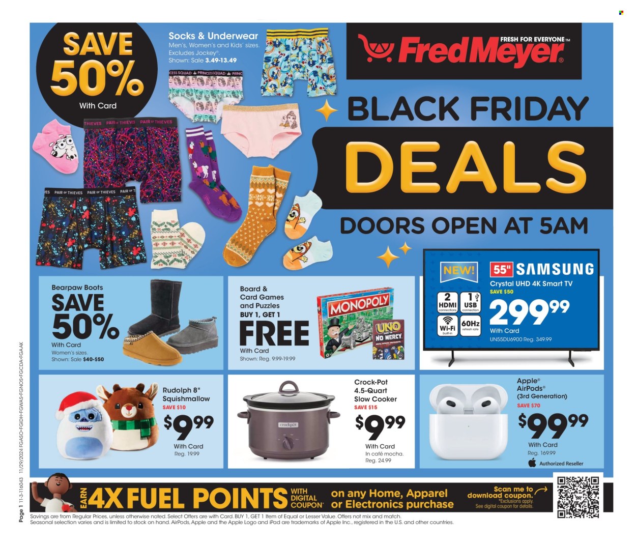 Fred Meyer ad - 11/29/2024 - 11/29/2024. Page 1