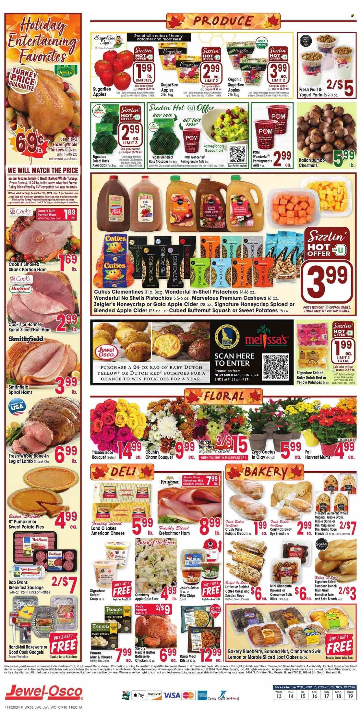 Jewel Osco ad - 11/13/2024 - 11/19/2024. Page 1