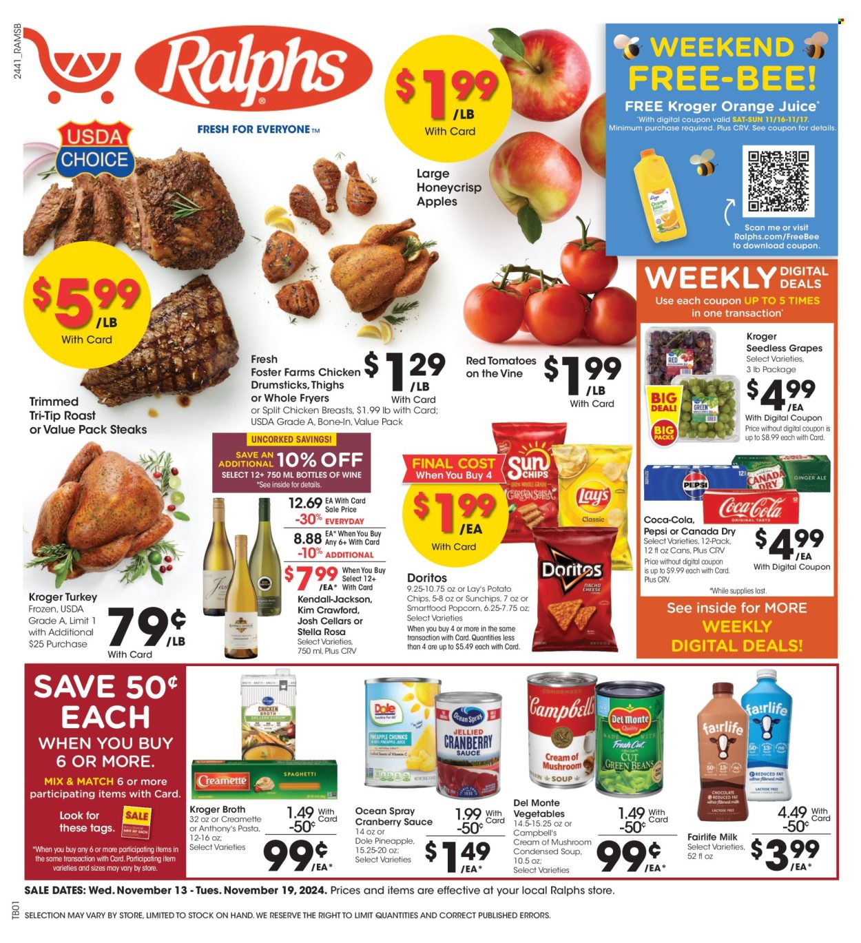 Ralphs ad - 11/13/2024 - 11/19/2024. Page 1