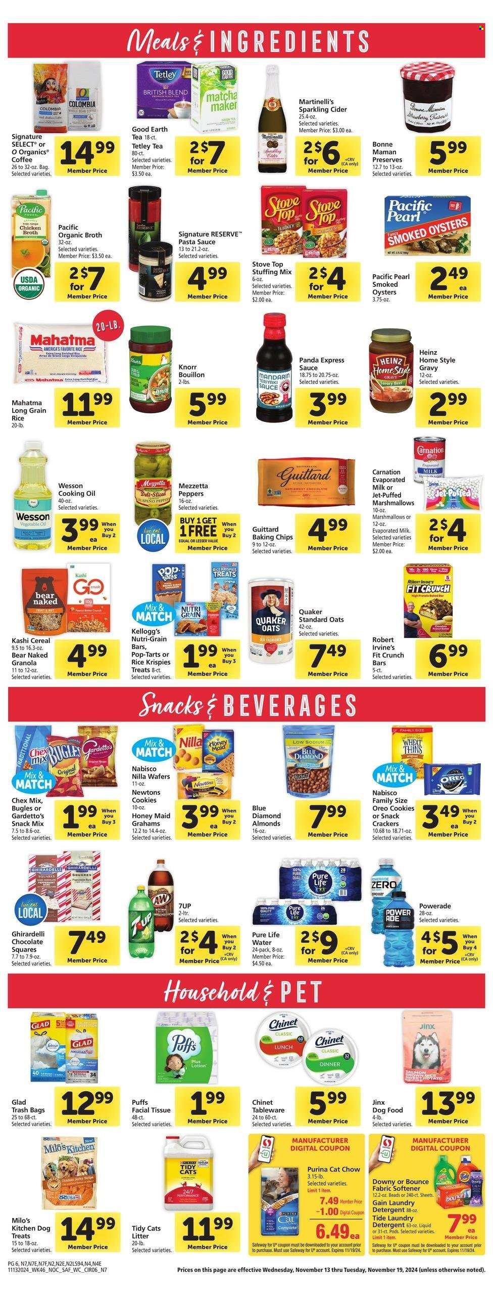 Safeway ad - 11/13/2024 - 11/19/2024. Page 1