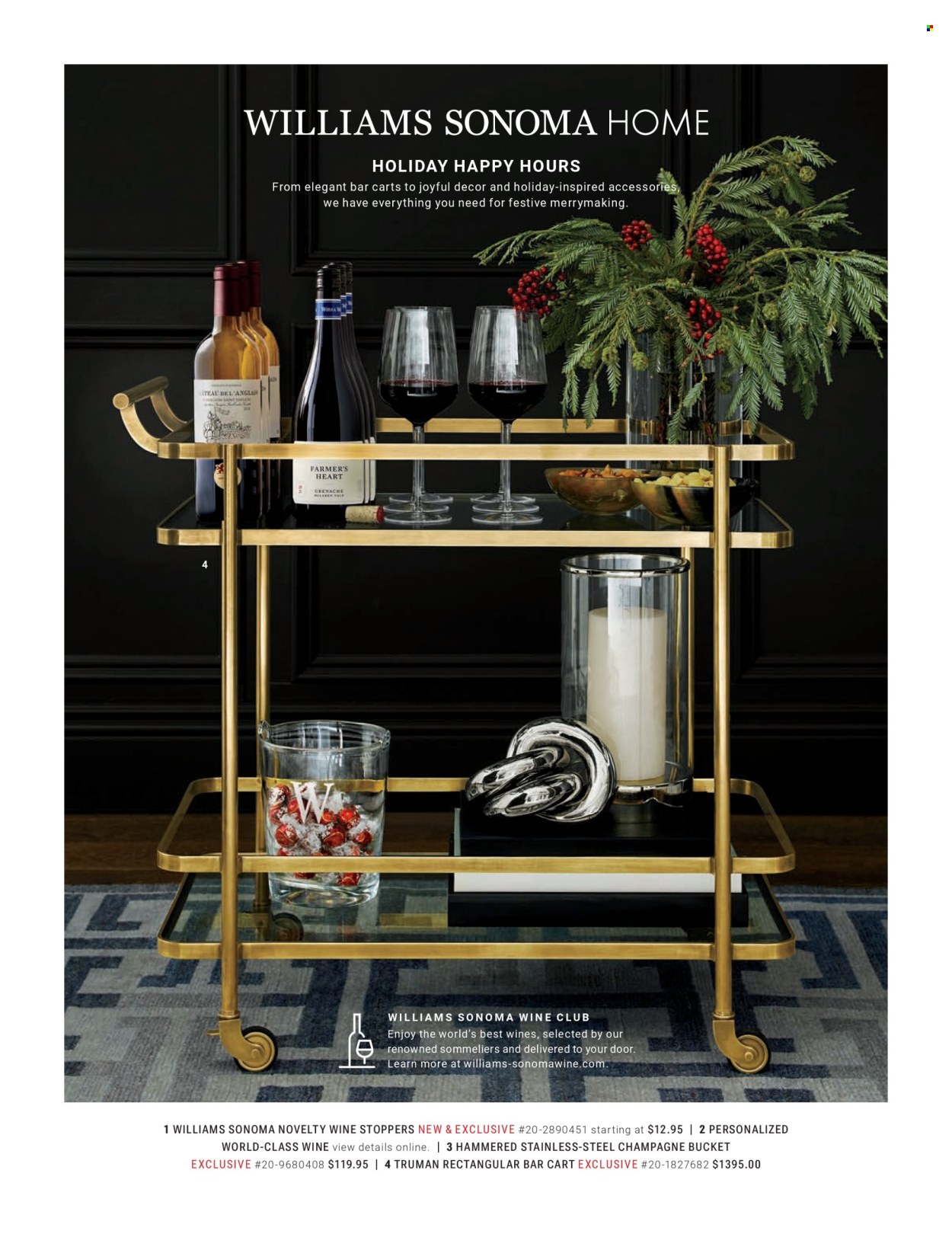 Williams-Sonoma ad. Page 1