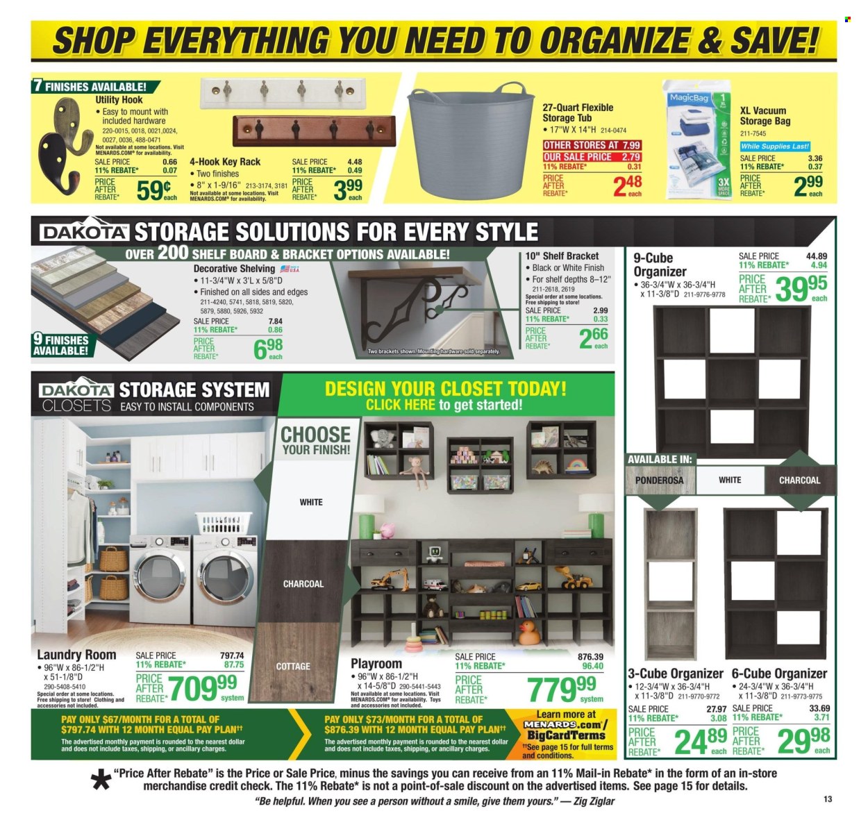 Menards ad - 11/14/2024 - 11/27/2024. Page 1