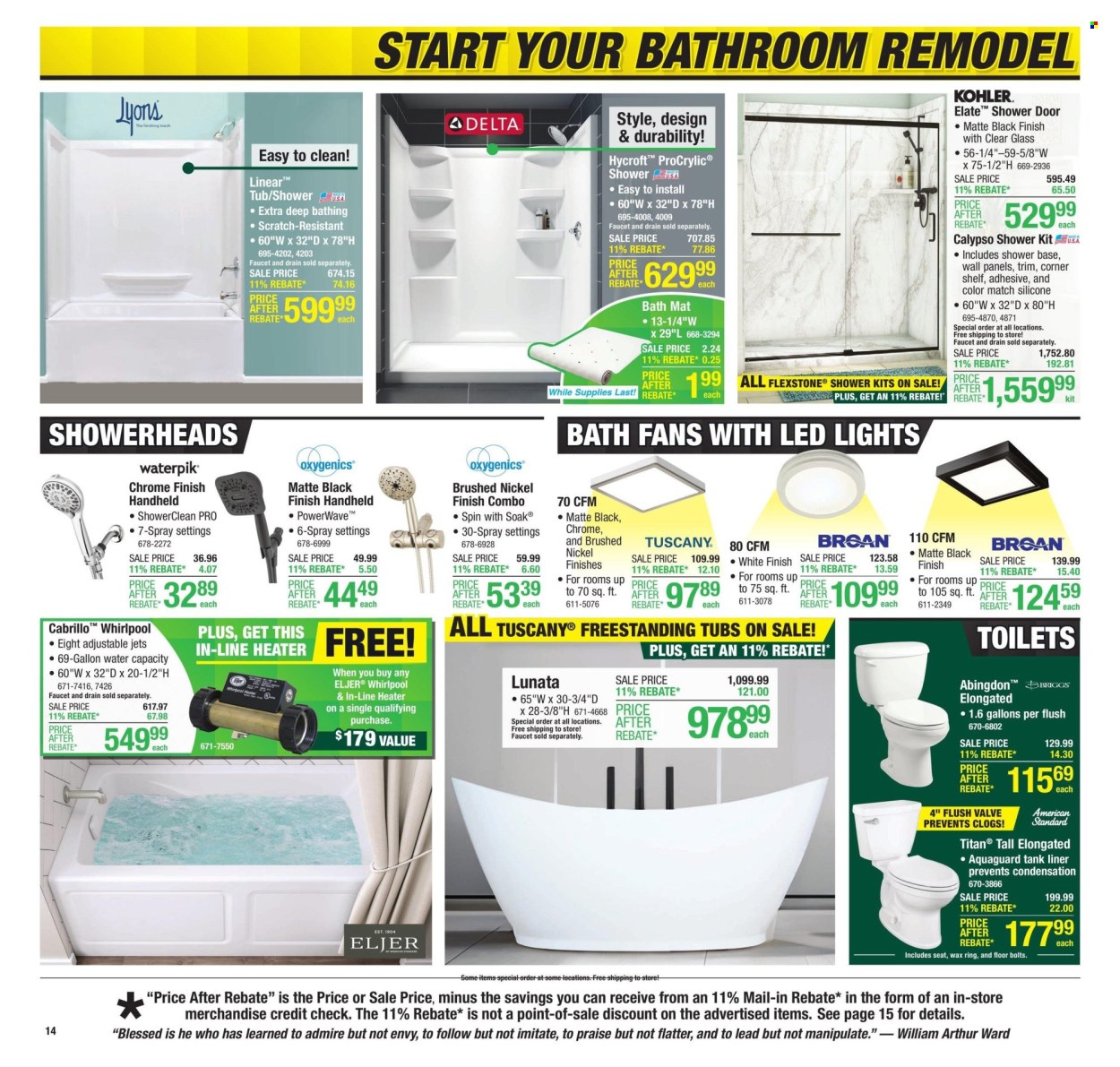 Menards ad - 11/14/2024 - 11/27/2024. Page 1