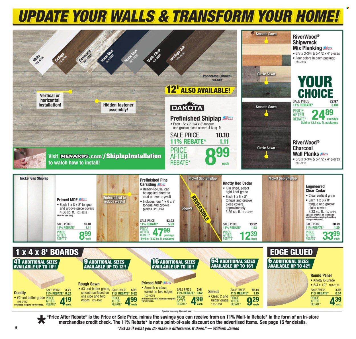 Menards ad - 11/14/2024 - 11/27/2024. Page 1