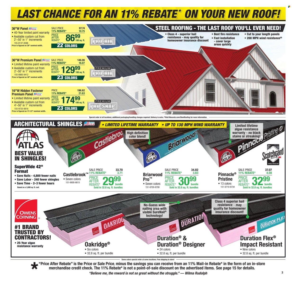 Menards ad - 11/14/2024 - 11/27/2024. Page 1