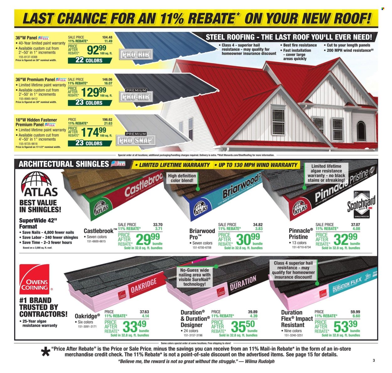 Menards ad - 11/14/2024 - 11/27/2024. Page 1