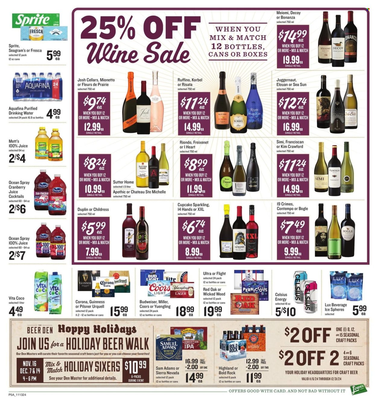 Lowes Foods ad - 11/13/2024 - 11/19/2024. Page 1