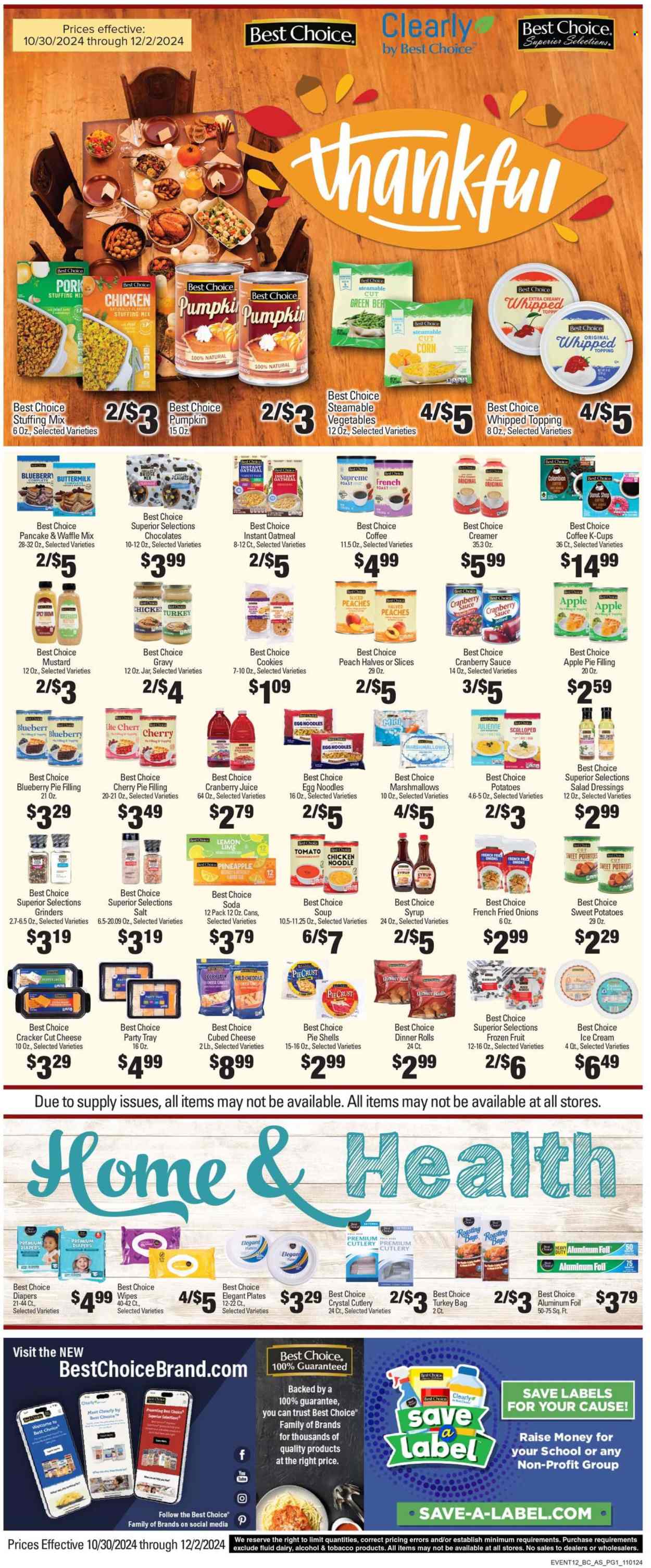 Bratchers Market ad - 11/13/2024 - 11/19/2024. Page 1