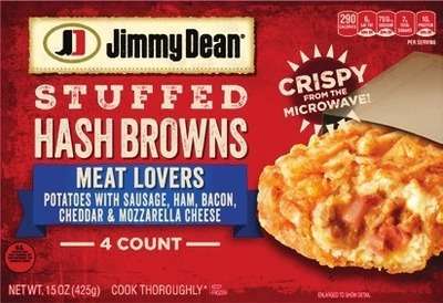 Jimmy Dean Stuffed Hash Browns or Breakfast Burritos - 12-17 oz