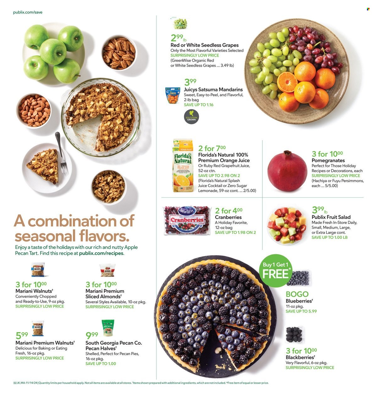 Publix ad - 11/14/2024 - 11/20/2024. Page 1