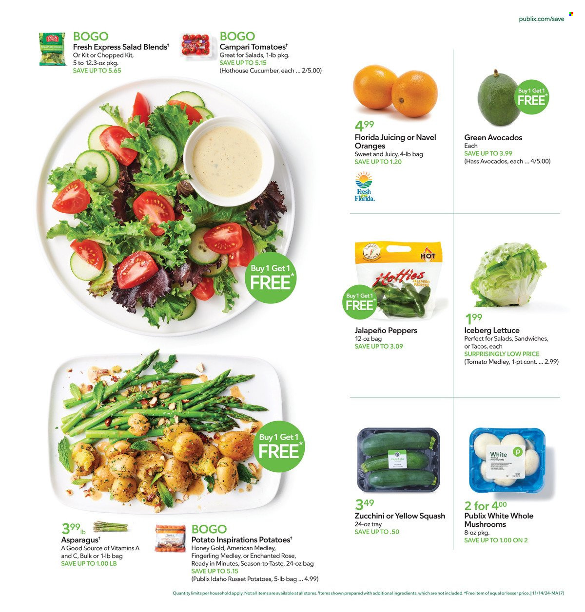 Publix ad - 11/14/2024 - 11/20/2024. Page 1