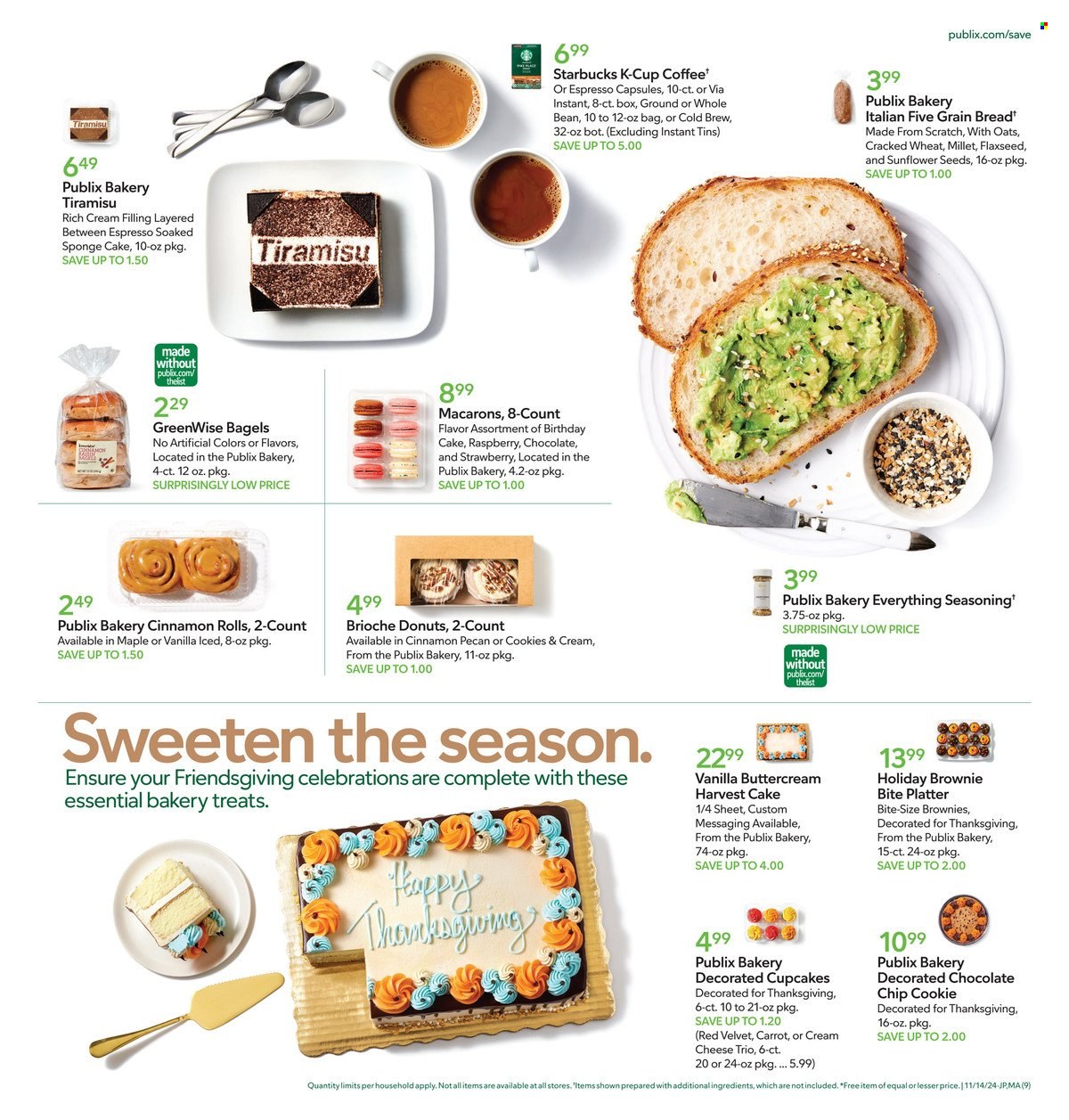 Publix ad - 11/14/2024 - 11/20/2024. Page 1