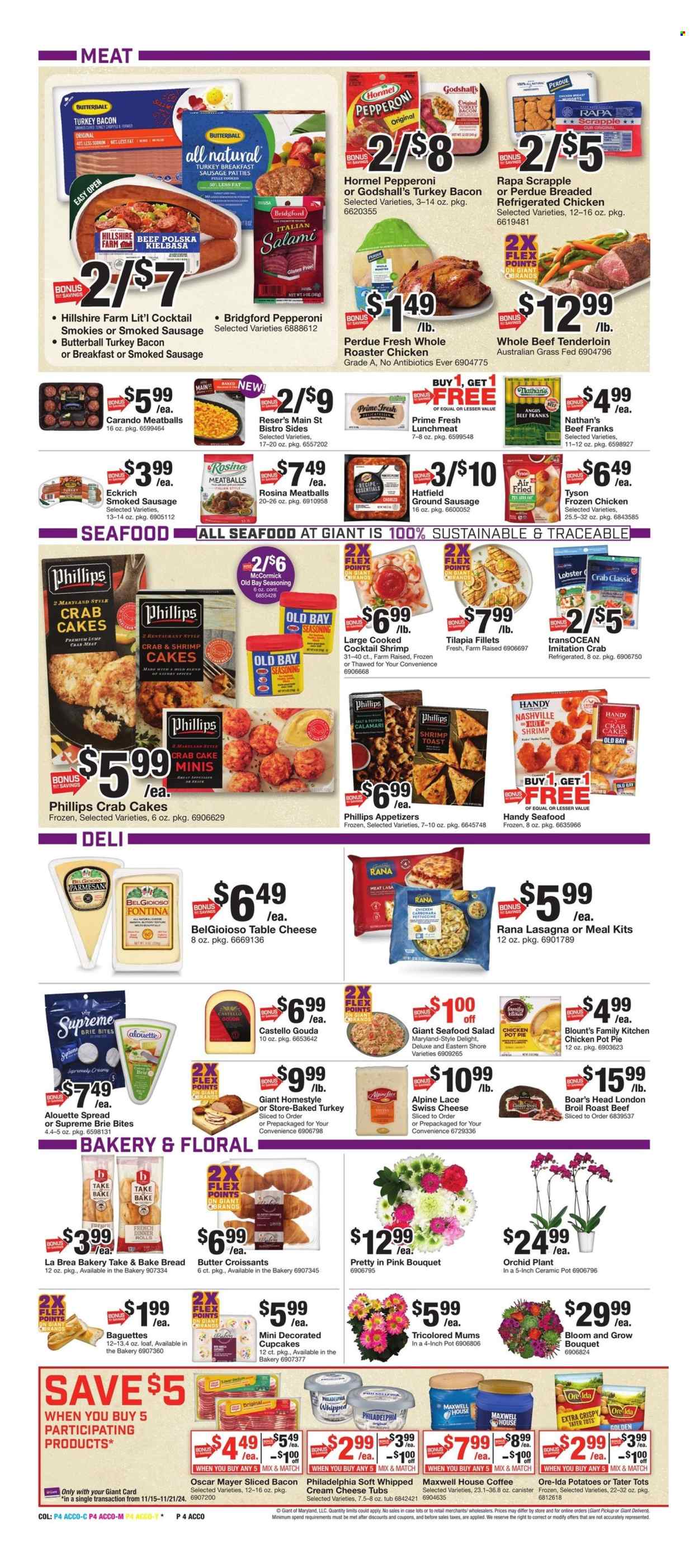 Giant Food ad - 11/15/2024 - 11/21/2024. Page 1