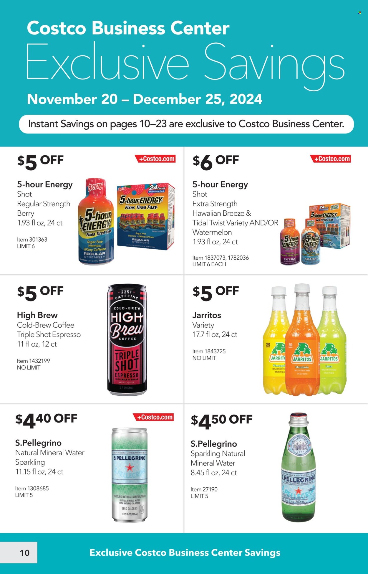 Costco ad - 11/20/2024 - 12/25/2024. Page 1