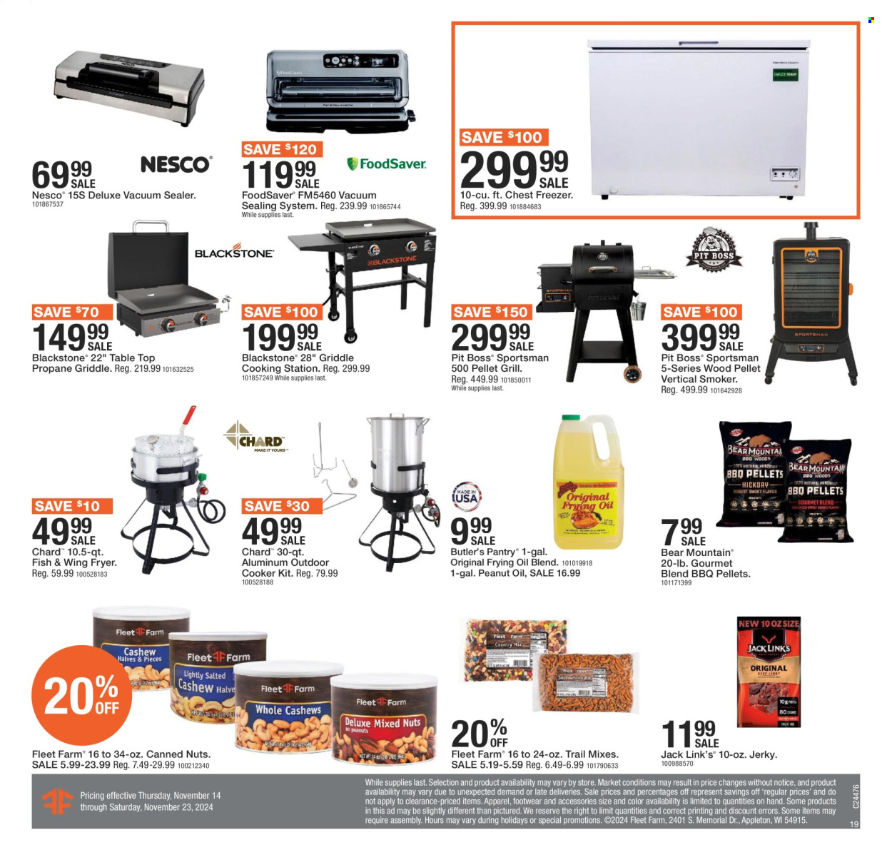 Fleet Farm ad - 11/14/2024 - 11/23/2024. Page 1