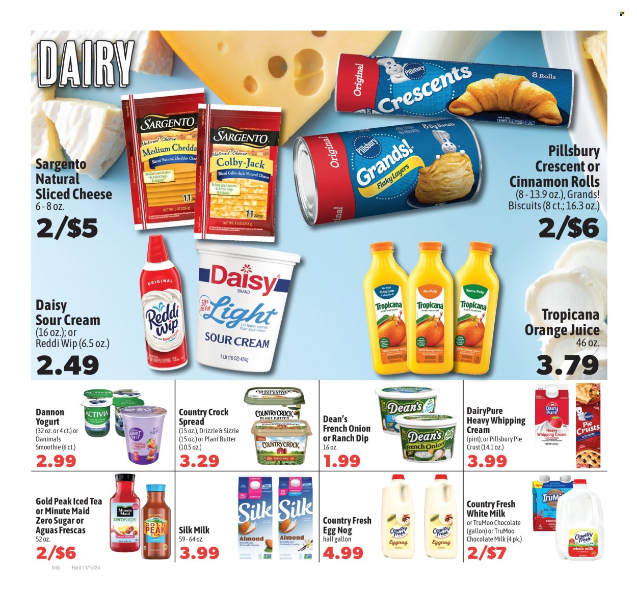 Harding's Markets ad - 11/15/2024 - 11/28/2024. Page 1