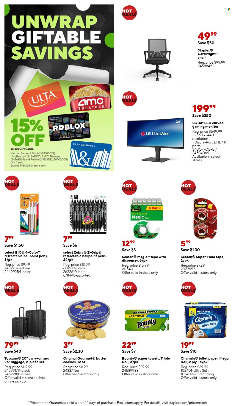 Staples ad - 11/17/2024 - 11/23/2024. Page 1