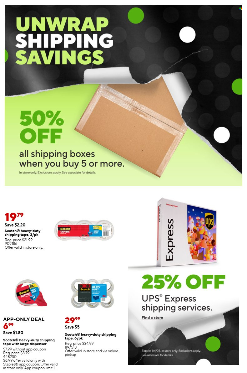 Staples ad - 11/17/2024 - 11/23/2024. Page 1