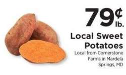 Local Sweet Potatoes - Local from Cornerstone Farms in Mardela Springs, MD