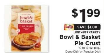 Pie Crust - 10 to 12 - oz. pkg., Deep Dish or Regular Dish