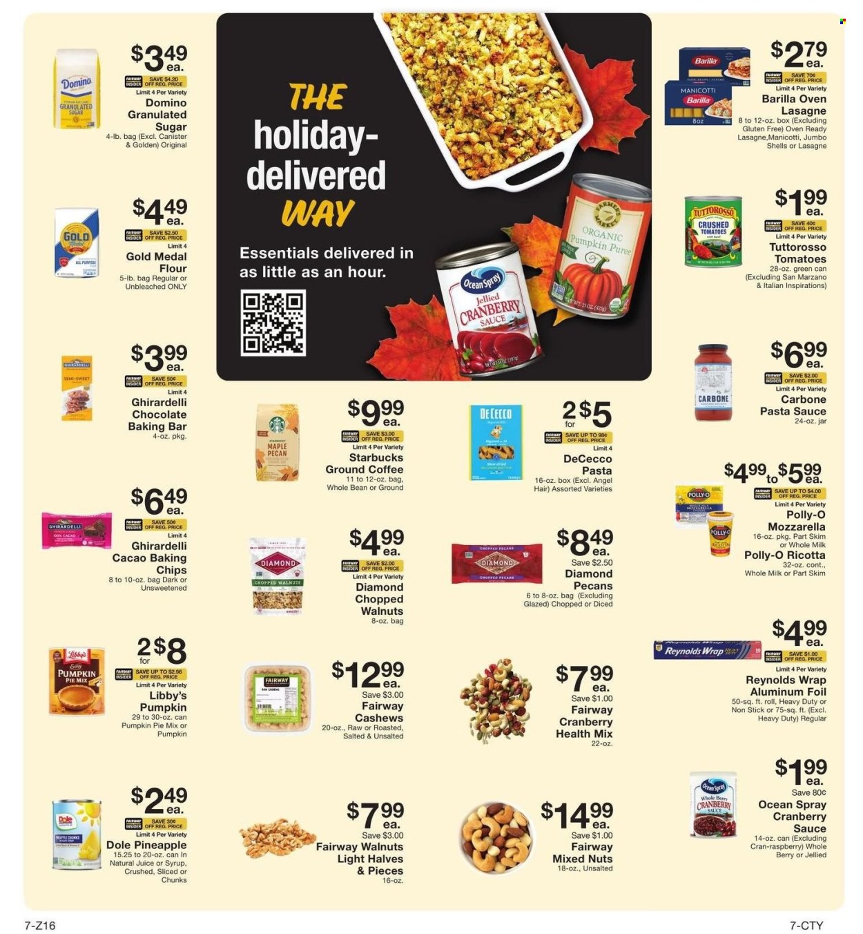 Fairway Market ad - 11/15/2024 - 11/21/2024. Page 1