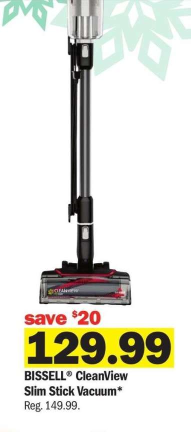 BISSELL® CleanView Slim Stick Vacuum* - Reg. 149.99.