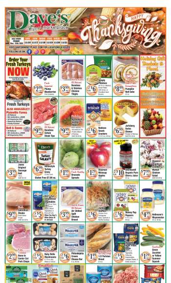 Dave's Fresh Marketplace Flyer - 11/15/2024 - 11/21/2024.