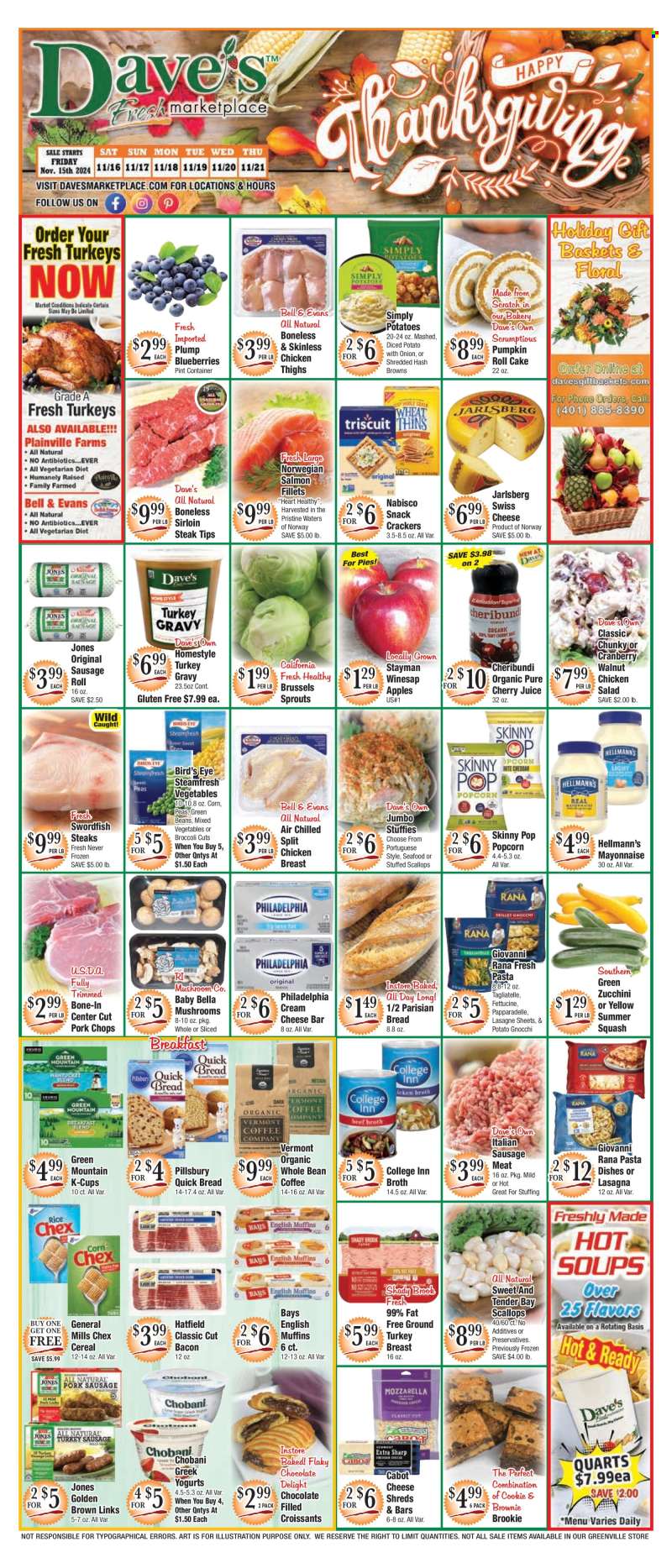 Dave's Fresh Marketplace Flyer - 11/15/2024 - 11/21/2024.